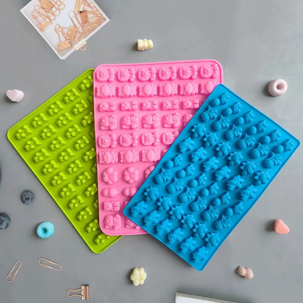 Donut Mold Silicone - Cetakan Permen Jelly Silikon Mini dengan