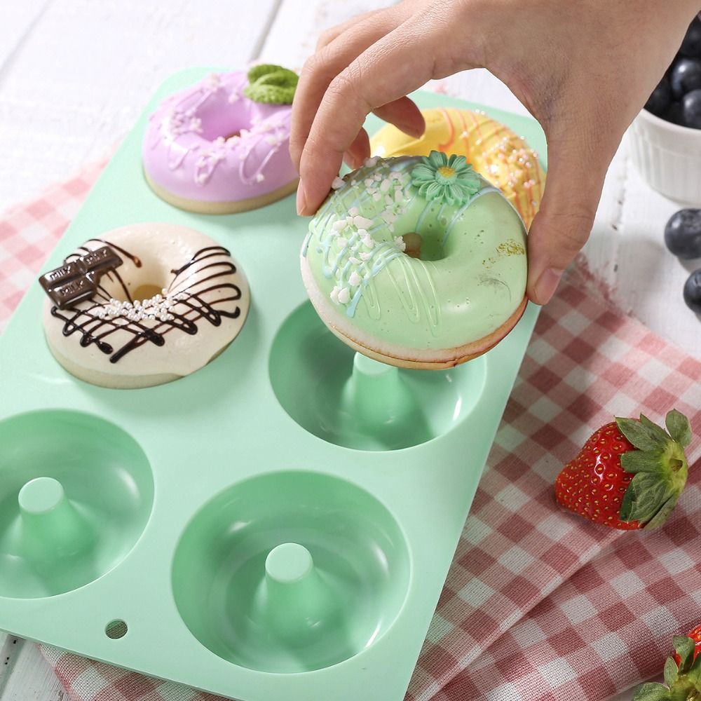 Donut Mold Silicone - Cetakan Donat Silikon Baru Tahan Suhu