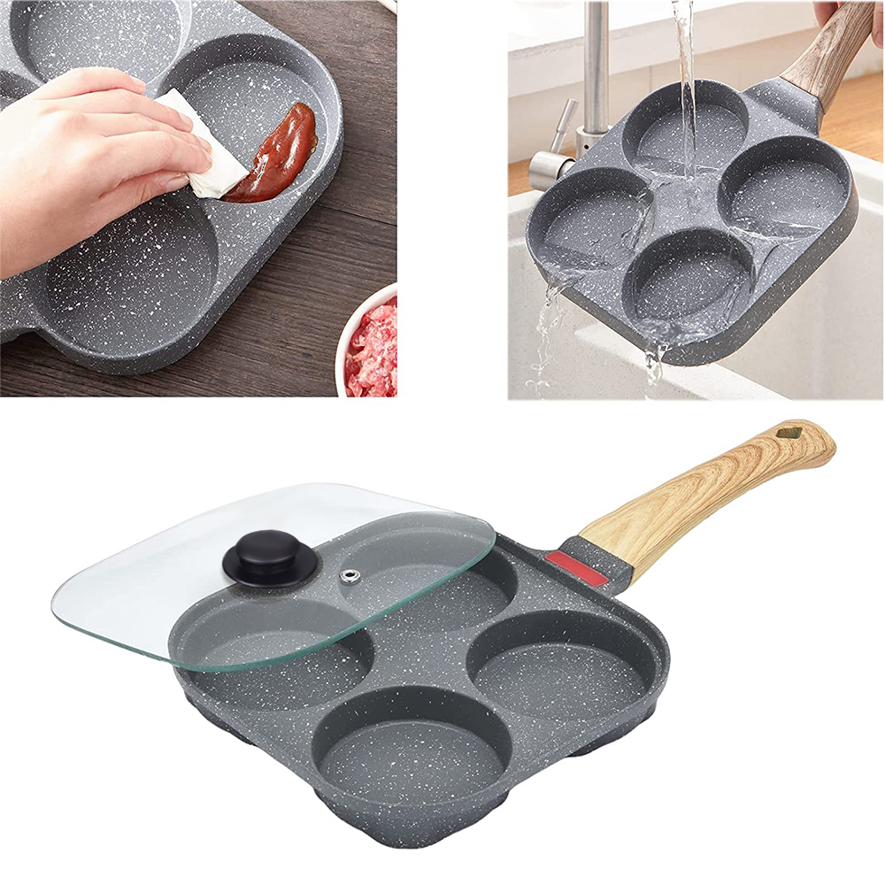 Wajan Penggoreng Telur Anti Le - Egg Waffle Pan ulasan dan harga