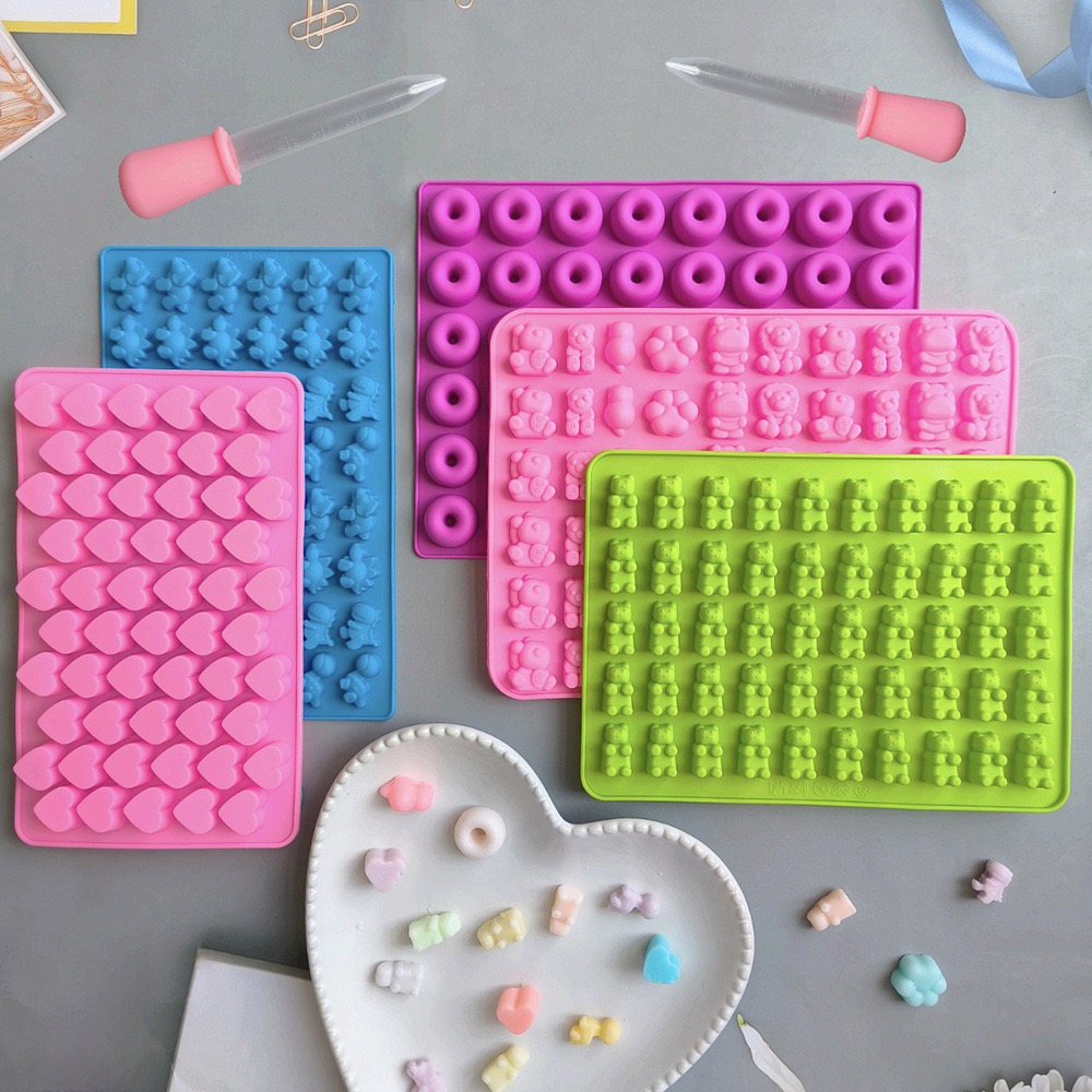 Cetakan Permen Jelly Silikon M - Donut Mold Silicone ulasan dan harga