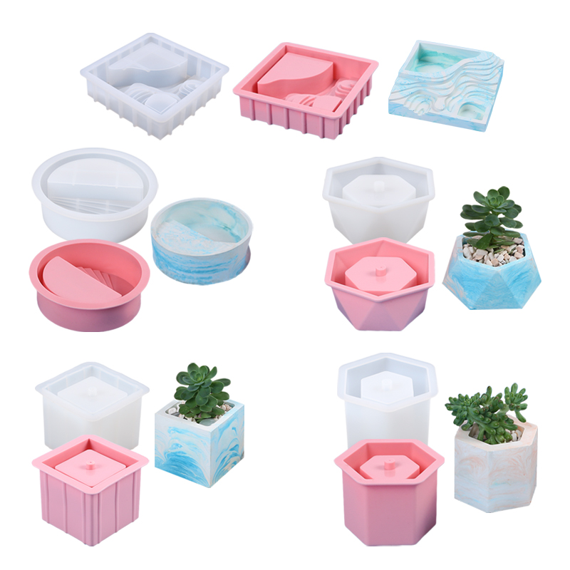 Pot bunga silikon sukulen ceta - Potsticker Mold ulasan dan harga