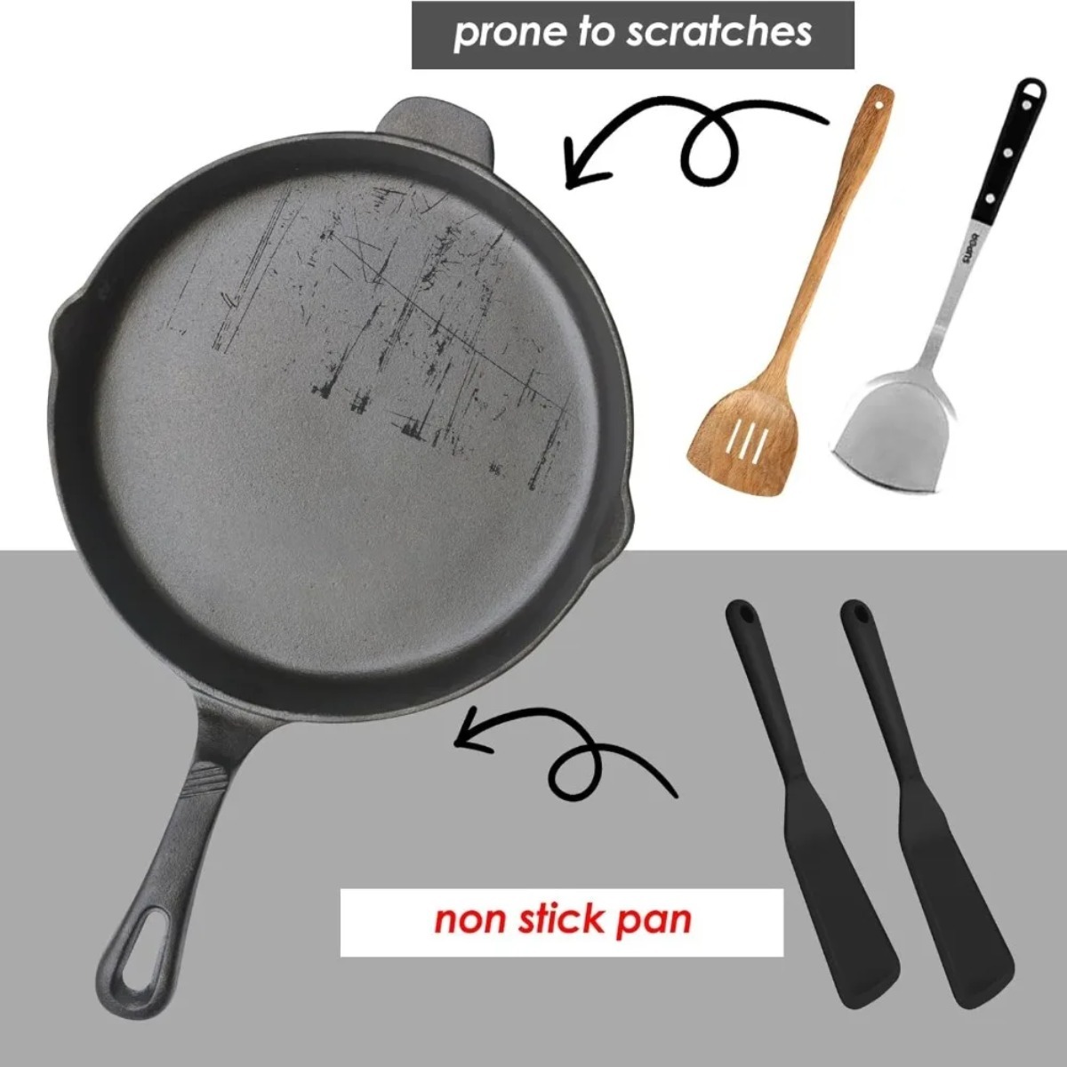 1 Buah Spatula Tipis Silikon K - Okonomiyaki Spatula ulasan dan harga